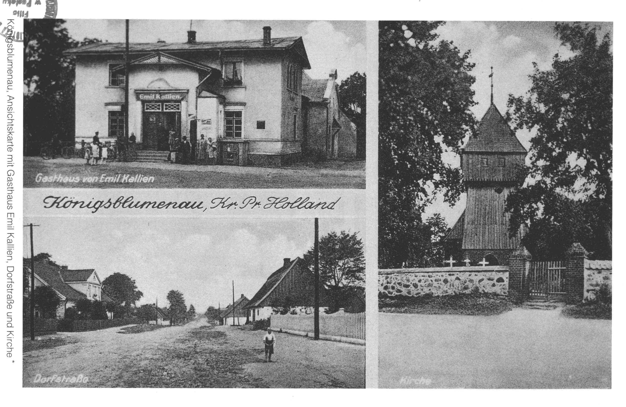Historyczny widok Kwietniewa — Kirchdorf Blumenau